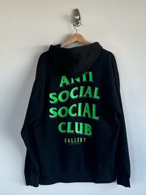 Rare 2017 Anti Social Social Club x RSVP Gallery G-Wagon Hoodie Size Large